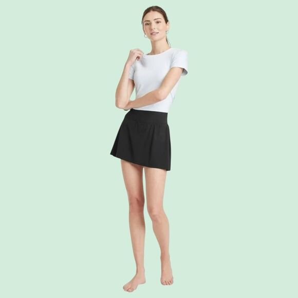 All In Motion ~ NEW Mid-Rise Black Skort Quick Dry Moisture Wicking ~ Size XXL - Picture 3 of 9